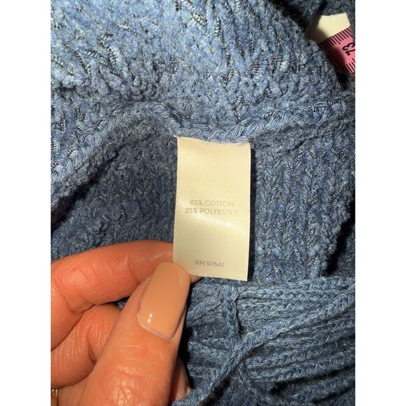 J. Jill Blue Fringe Hem Top - Picture 15 of 16